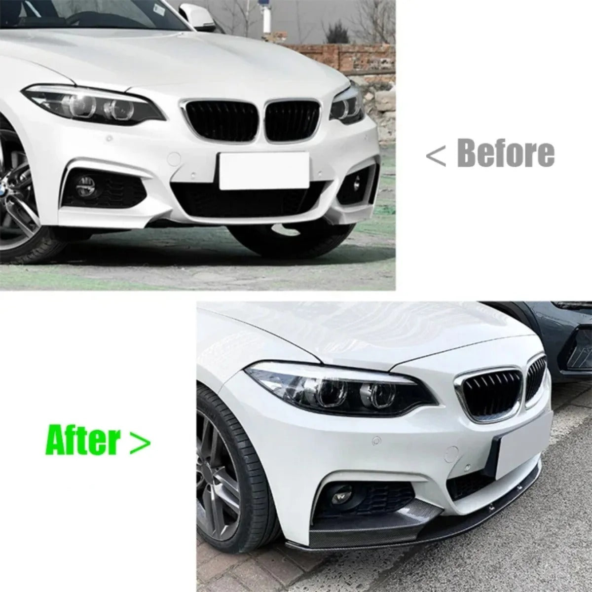 Front Lip Splitter for BMW 2 Series (F22, F23)
