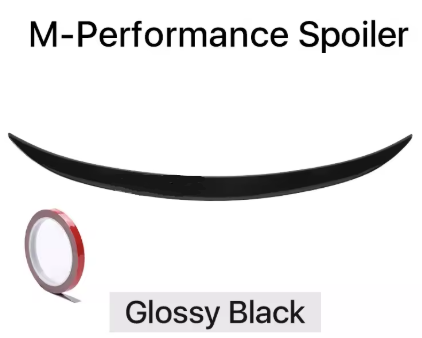 Glossy Black Lip Spoiler for BMW 3 Series (F30)
