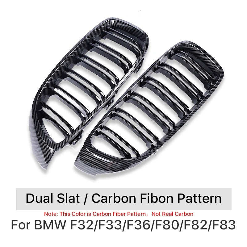 Front M4 Style Kidney Grilles for BMW 4 Series (F32, F33, F36)