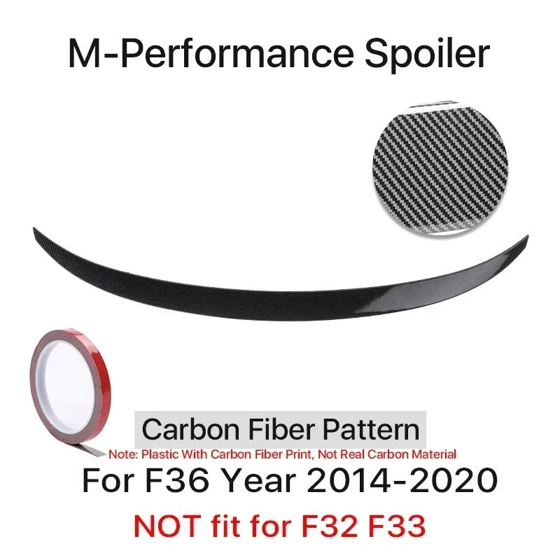 Rear Lip Spoiler for BMW 4 Series (F32, F33, F36)