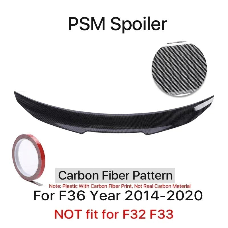 Rear Lip Spoiler for BMW 4 Series (F32, F33, F36)