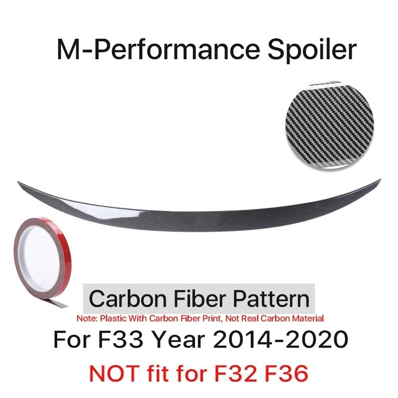 Rear Lip Spoiler for BMW 4 Series (F32, F33, F36)