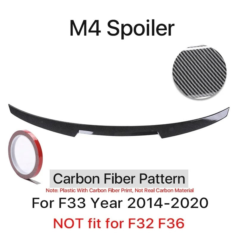 Rear Lip Spoiler for BMW 4 Series (F32, F33, F36)