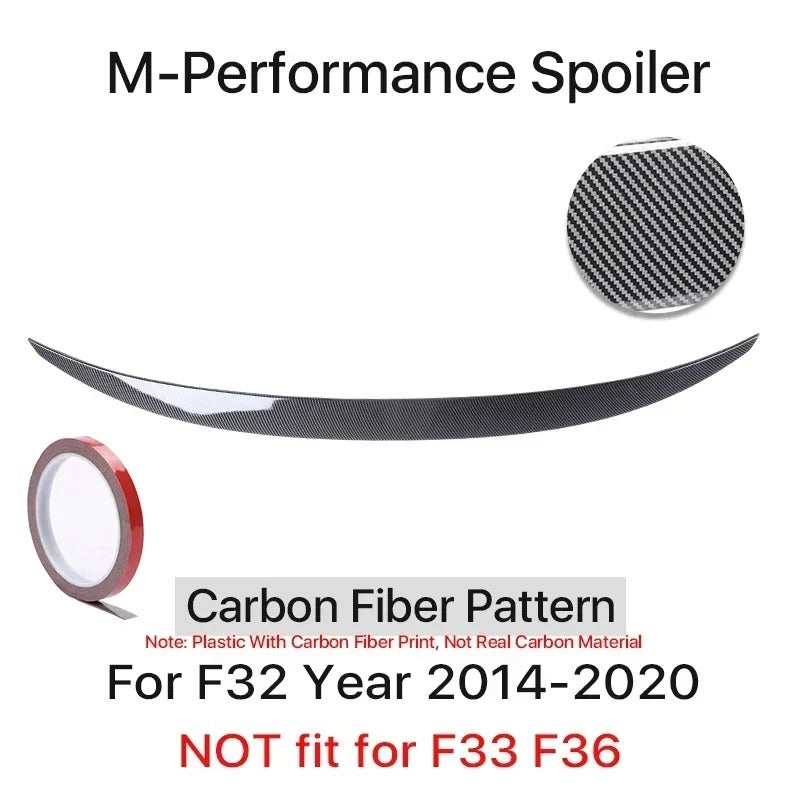 Rear Lip Spoiler for BMW 4 Series (F32, F33, F36)